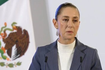 Presidenta de México reacciona ante anuncio de ataques de EU Presidenta de México reacciona ante anuncio de ataques de EU