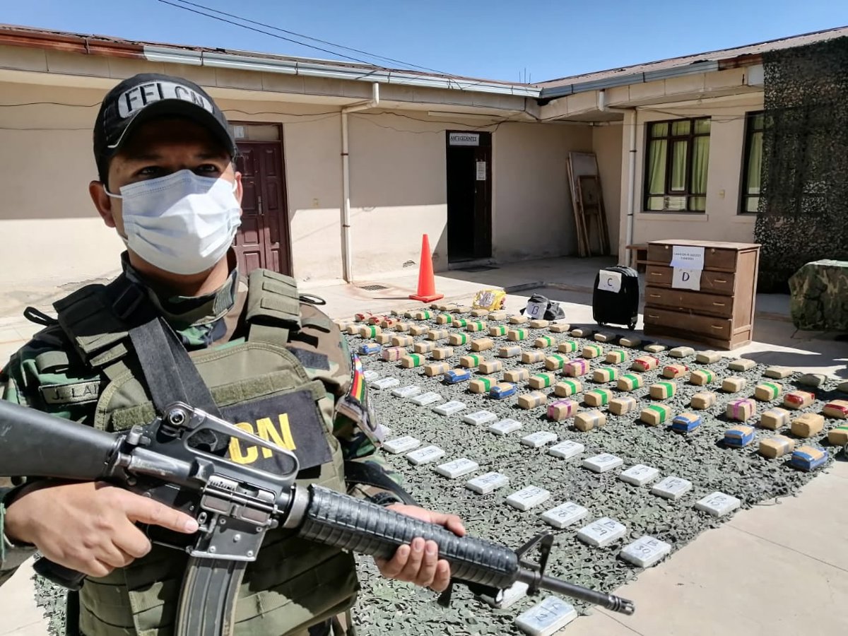 BOLIVIA: Autoridades incautan más de 1,1 toneladas de cocaína BOLIVIA: Autoridades incautan más de 1,1 toneladas de cocaína