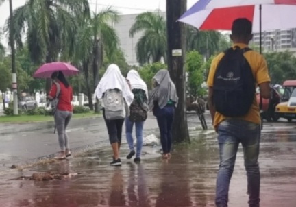 Indomet advierte del aumento precipitaciones a partir de hoy