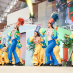 Santiago presenta estrellas en gimnasia artística Mega Gym