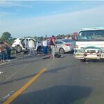 Tres muertos y 5 heridos deja accidente circunvalación Baní