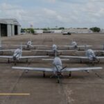 Aviones militares ensamblados en RD vigilan la zona fronteriza