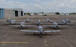 Aviones militares ensamblados en RD vigilan la zona fronteriza