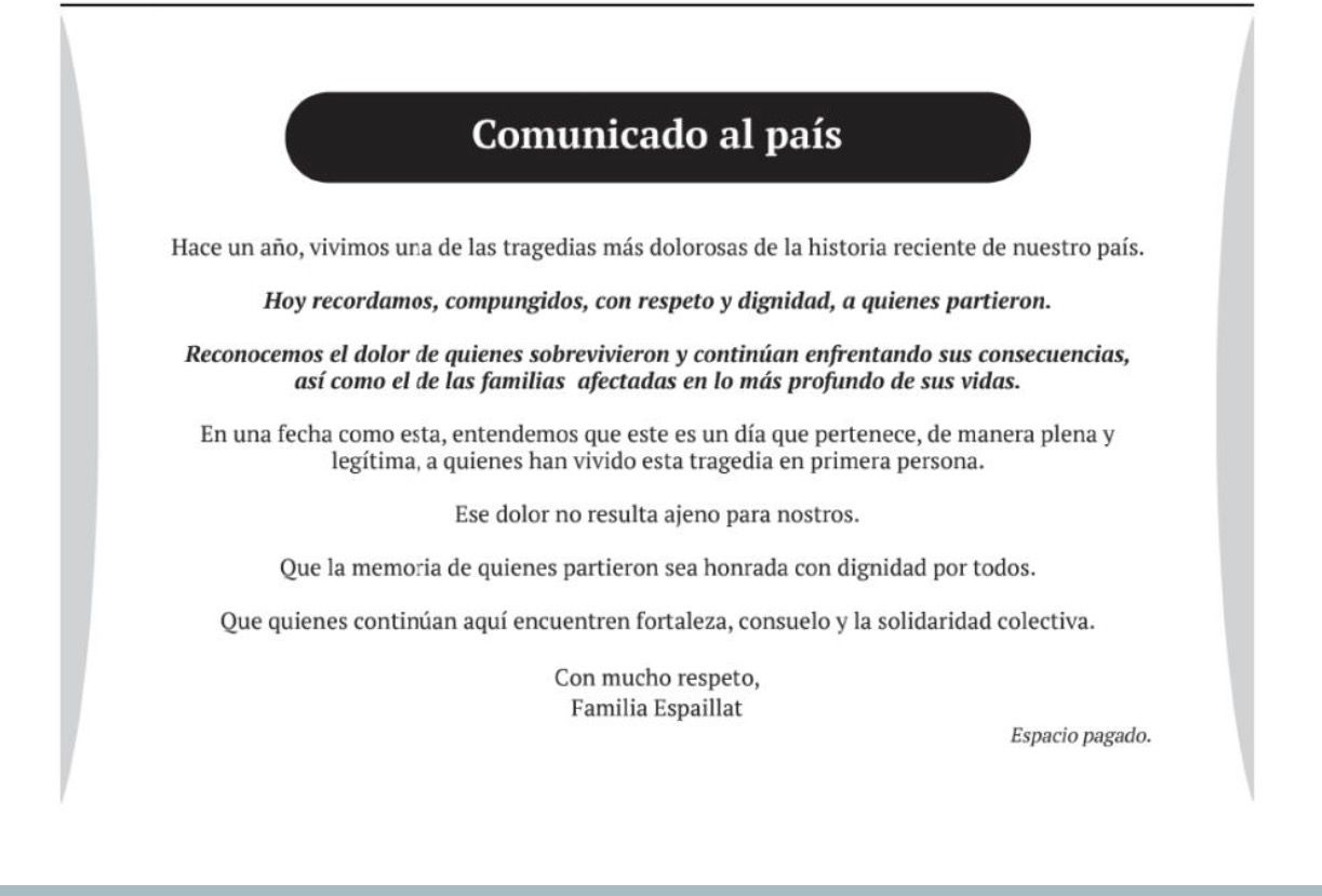 Familia Espaillat dice recuerda víctimas con respeto y dignidad Familia Espaillat dice recuerda víctimas con respeto y dignidad
