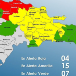 Indomet advierte de aguaceros muy fuertes este jueves en RD