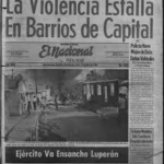 Revuelta de abril de 1984: testimonio