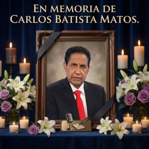 Velan en la Funeraria Blandino restos periodista Carlos Batista Velan en la Funeraria Blandino restos periodista Carlos Batista