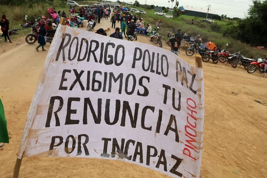 Advierte EE.UU. no permitirá Gobierno Bolivia sea derrocado