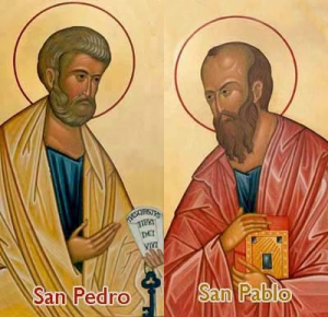 San Pedro y San Pablo: Columnas de la Iglesia