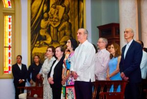 Abinader celebra cumpleaños con una misa acción de gracias