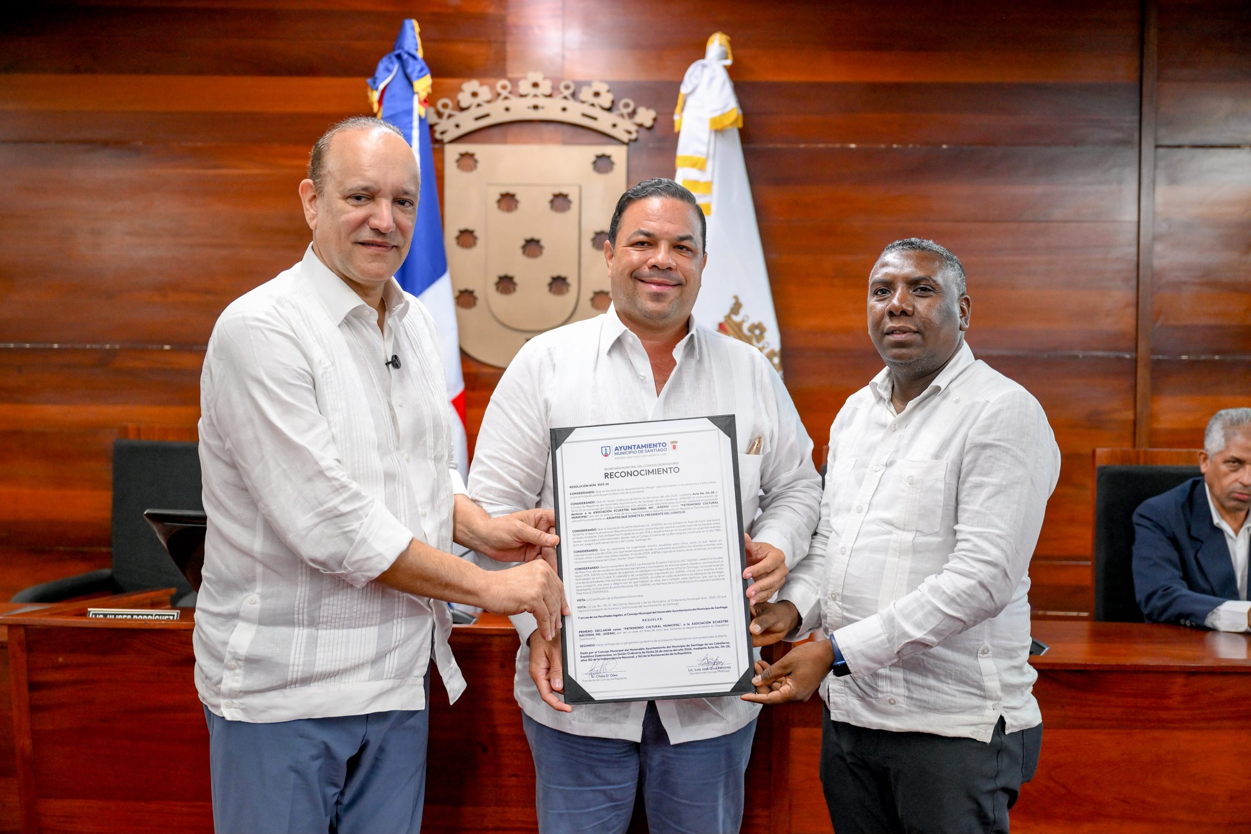 Declaran entidad patrimonio cultural municipal de Santiago