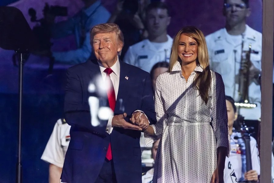 Trump exalta la «grandeza» de los EE.UU. en su 250 aniversario