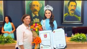 Melissa Núñez regresa a La Vega como Miss República Dominicana Universo 2026 y recibe el respaldo unánime de las autoridades locales