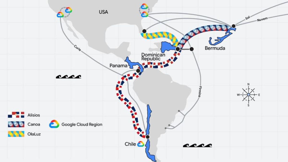 Google convertirá a República Dominicana en el centro digital del Caribe con su nueva red submarina Google convertirá a República Dominicana en el centro digital del Caribe con su nueva red submarina