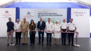 Presidente Abinader y ministro Jean Luis Rodríguez entregan nuevas instalaciones del Instituto Policial de Educación Superior (IPES)