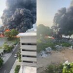 Reportan un herido explosión tanquero combustibles en SD