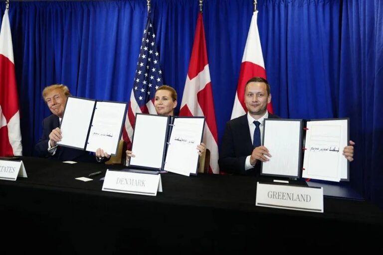 EU, Dinamarca y Groenlandia firman acuerdo de seguridad
